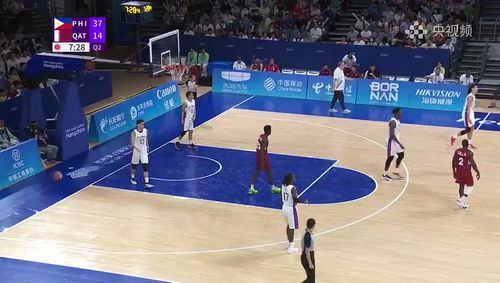 杭州亞運(yùn)會(huì)男子籃球1 4決賽資格賽 菲律賓vs卡塔爾 第二節(jié)