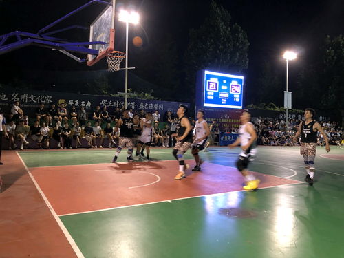夏日夜的籃球賽