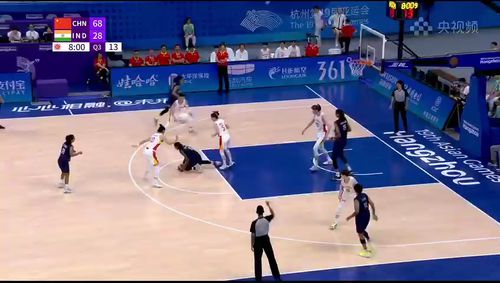杭州亞運(yùn)會(huì)籃球女子預(yù)賽a組 中國(guó)vs印度 第三節(jié)