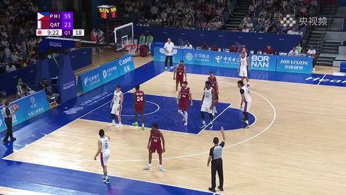 杭州亞運(yùn)會(huì)男子籃球1 4決賽資格賽 菲律賓vs卡塔爾 第三節(jié)